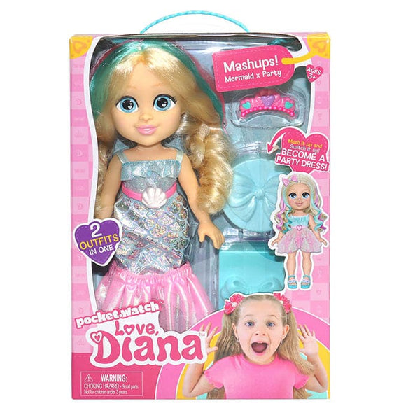 Love Diana 33cm Doll Mashup Party Mermaid.