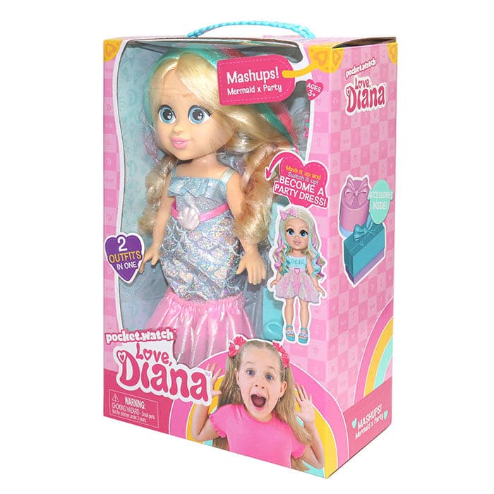 Love Diana 33cm Doll Mashup Party Mermaid.