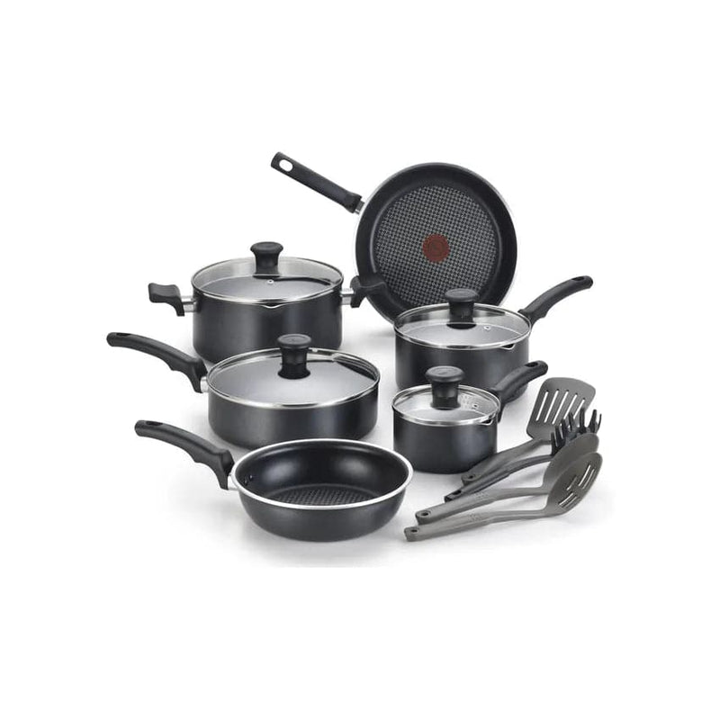 Tefal 14-piece Comfort Non-stick Cookware Set - Black.