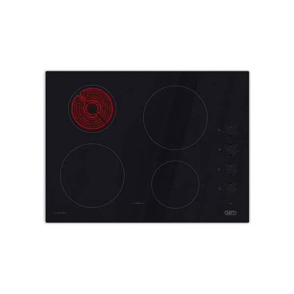 Defy 68cm Slimline Vitroceramic Hob With Control Switches.