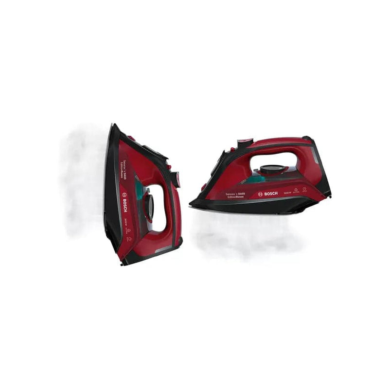 Bosch Steam Iron 3000w - Red Black.