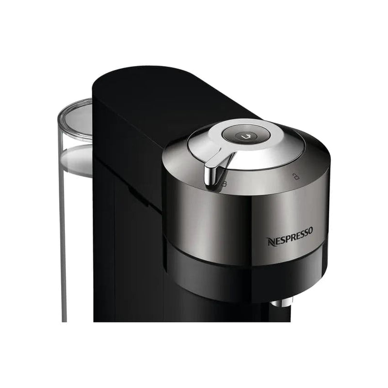 Nespresso Vertuo Coffee Machine - Dark Chrome + Free Coffee Voucher.