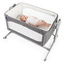 Next2Me Magic Co-Sleeping Crib Moon Grey.