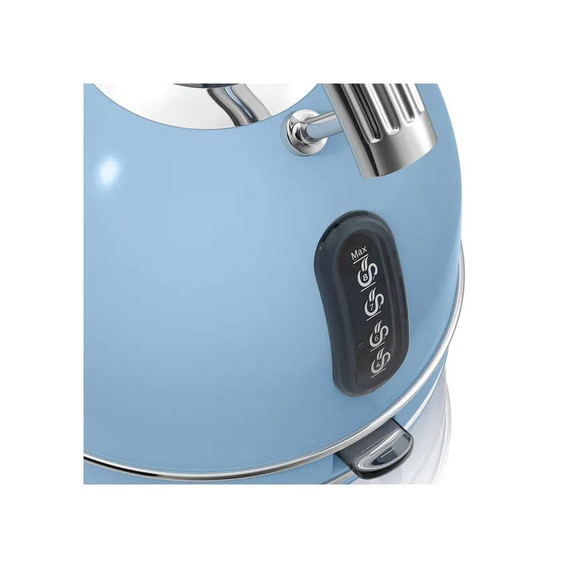 Swan Retro Dome Cordless Kettle & 2 Slice Toaster - Blue.