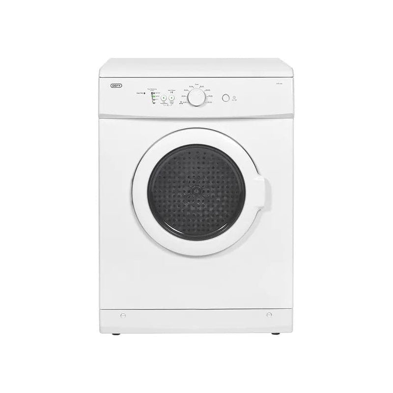 Defy 5kg Air-vented Auto-dryer - White.