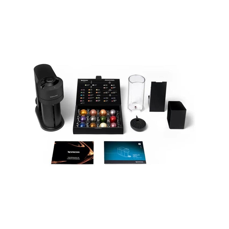 Nespresso Vertuo Coffee Machine - Matte Black + Free Coffee Voucher.