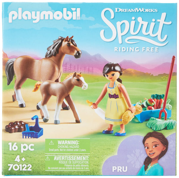 PLAYMOBIL Pru With Horse And Foal 70122.