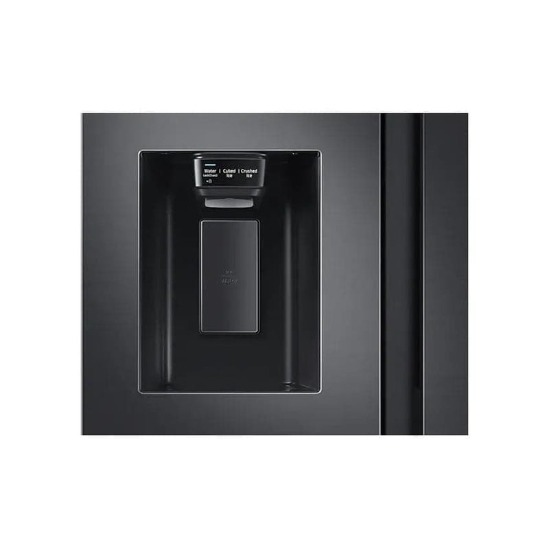 Samsung 617L Side By Side Fridge With Ice Dispenser - Gentle Black.