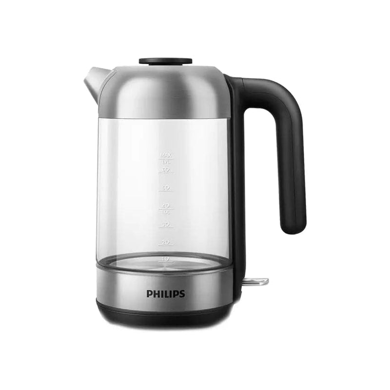 Philips Series 5000 1.7L Glass Kettle - Stainless Steel/glass.