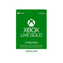 Microsoft Xbox Live Gold 3 Month Esd (Digital Code).