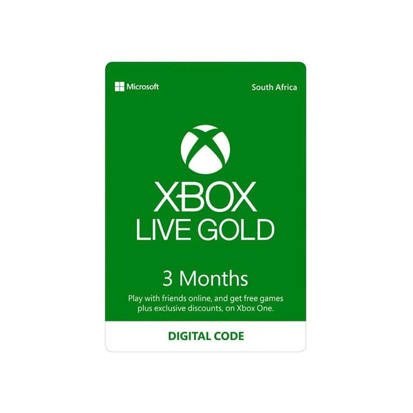 Microsoft Xbox Live Gold 3 Month Esd (Digital Code).