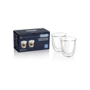 De'longhi Double Walled Cappuccino Glasses.