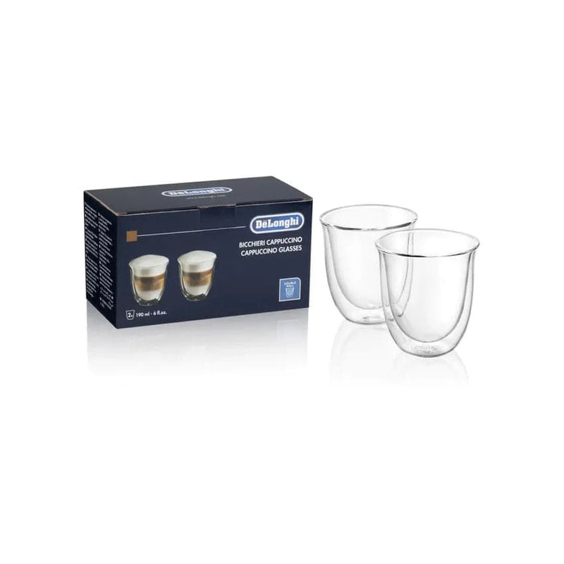 De'longhi Double Walled Cappuccino Glasses.