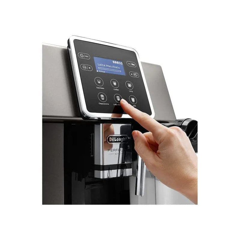 Delonghi Perfecta Evo Bean To Cup Coffee Machine.