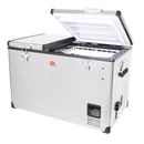 SnoMaster 66L Dual Compartment Stainless Steel Fridge/Freezer AC/DC