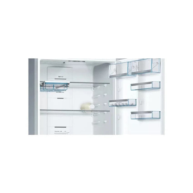 Bosch Serie | 6 Freestanding Bottom Freezer Fridge - Stainless Steel.