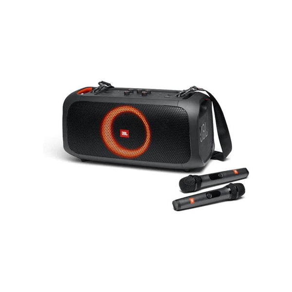 JBL Partybox On-the-go Bluetooth Portable Speaker.