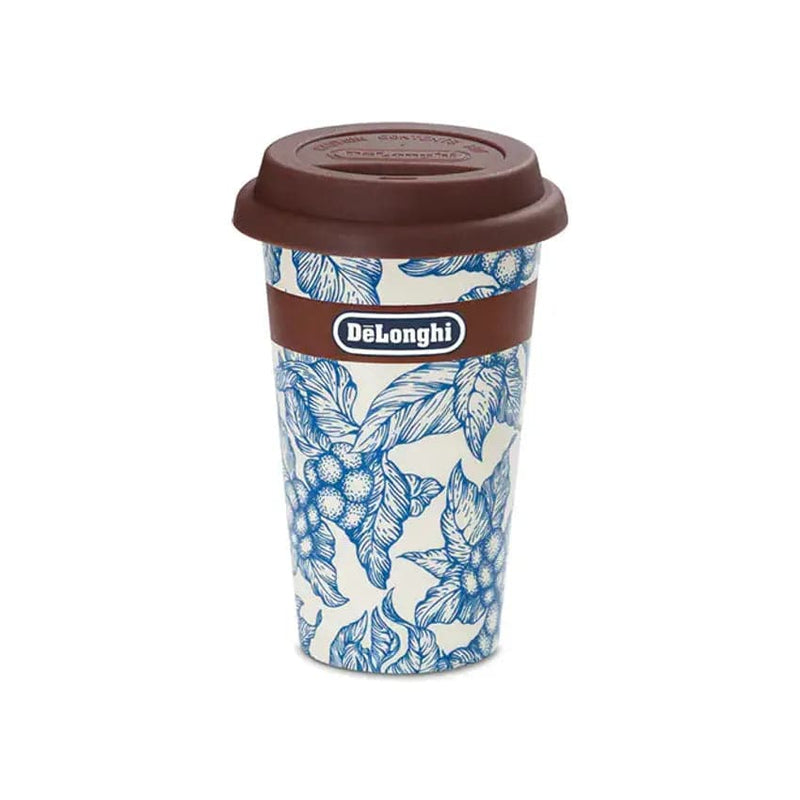 De'longhi Blu Flower Ceramic Travel Mug.