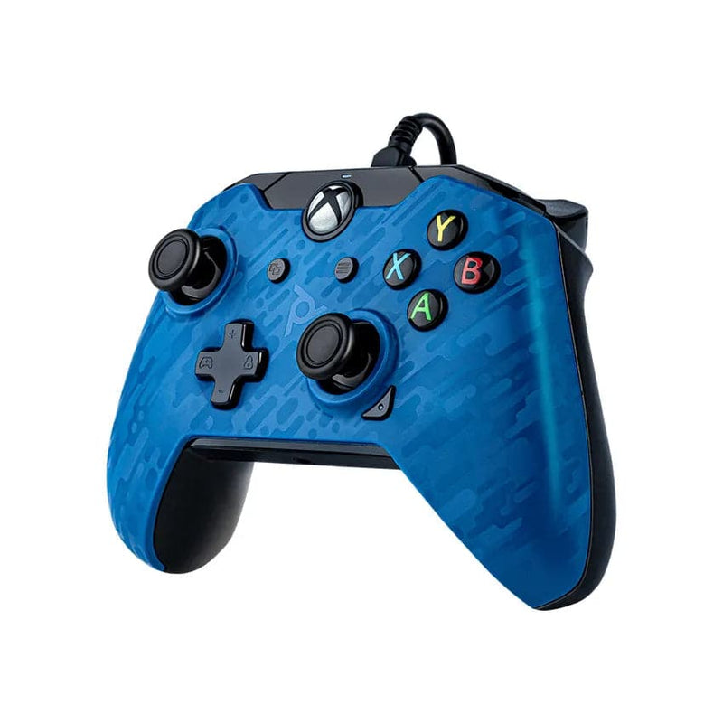 Xb One Pdp Wired Controller - Blue Camo (Revenant).