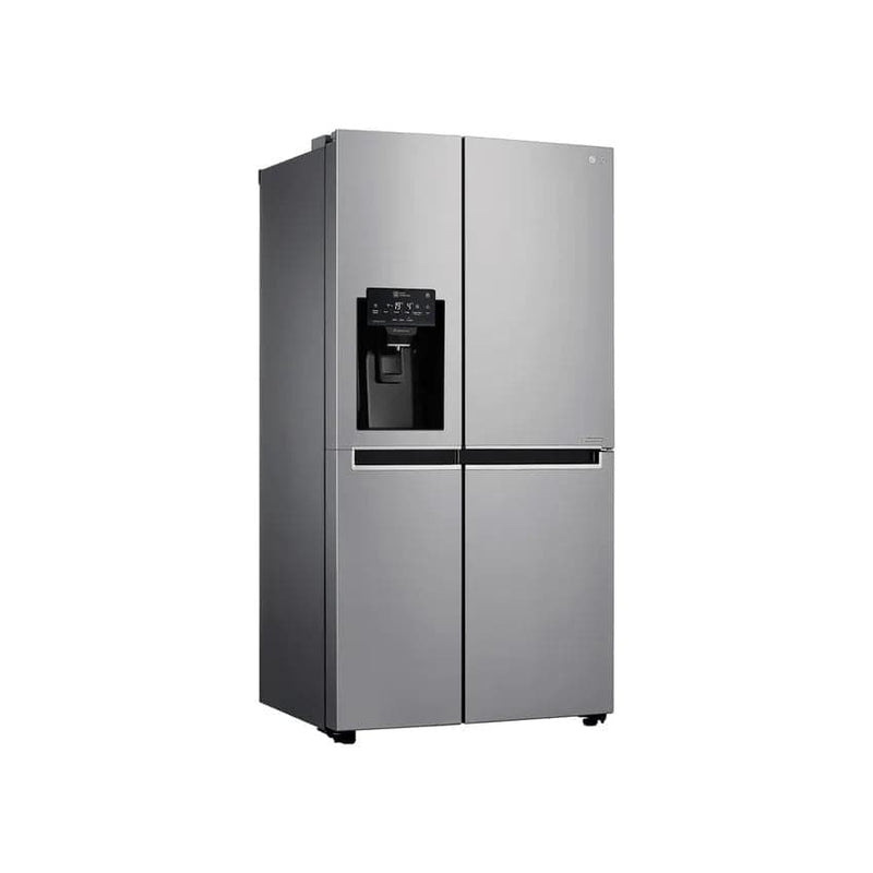 LG 601L Mega Capacity Side By Side Refrigerator - Platinum Silver.