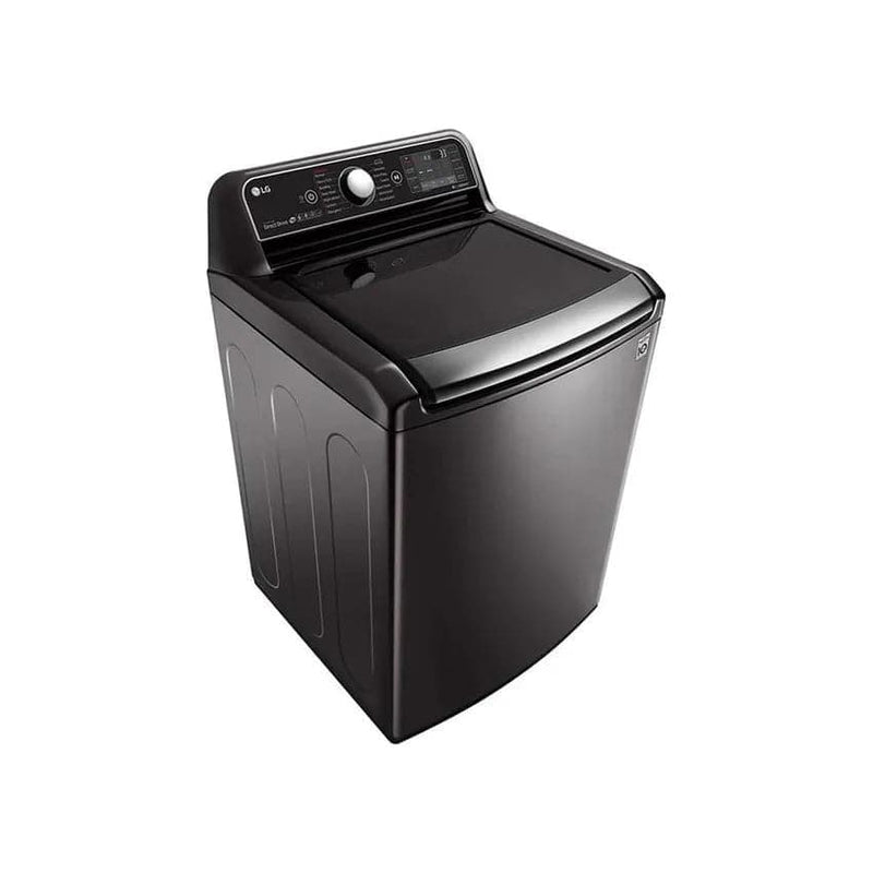 LG 24kg Top Loader Washing Machine - Black Stainless.