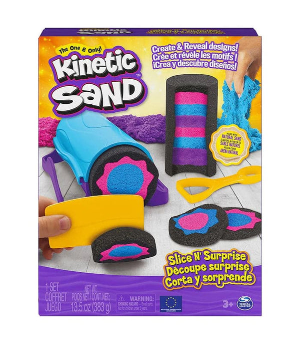 Kinetic Sand Slice N' Surprise.