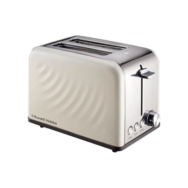 Russell Hobbs Mak Swirl Cordless 2 Slice Toaster - Cream.