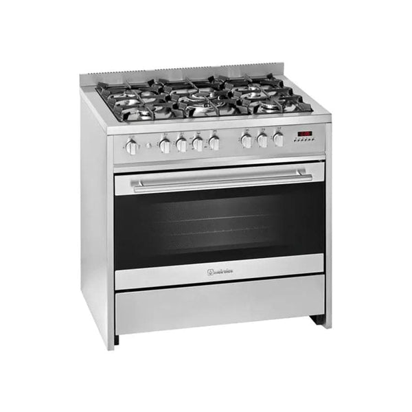 Meireles 90cm Freestanding Gas Gas Stove - Stainless Steel.