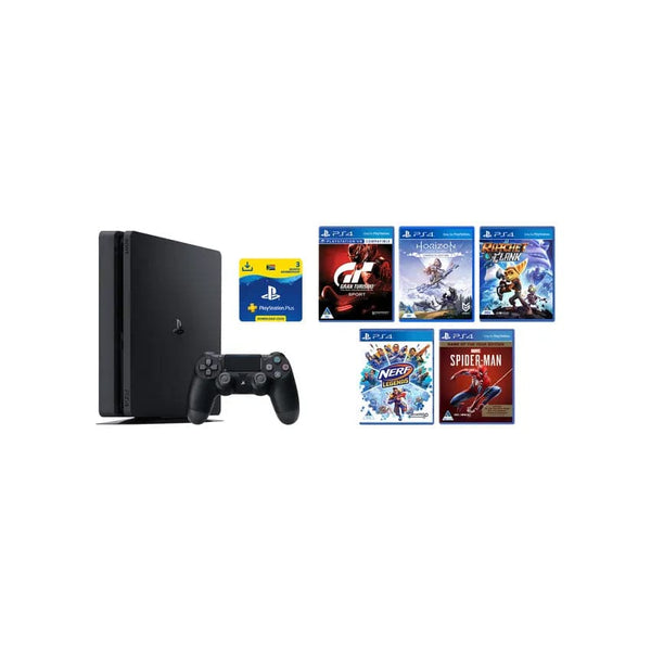 Sony Playstation 4 500gb + 5 Games + 90 Day Voucher.