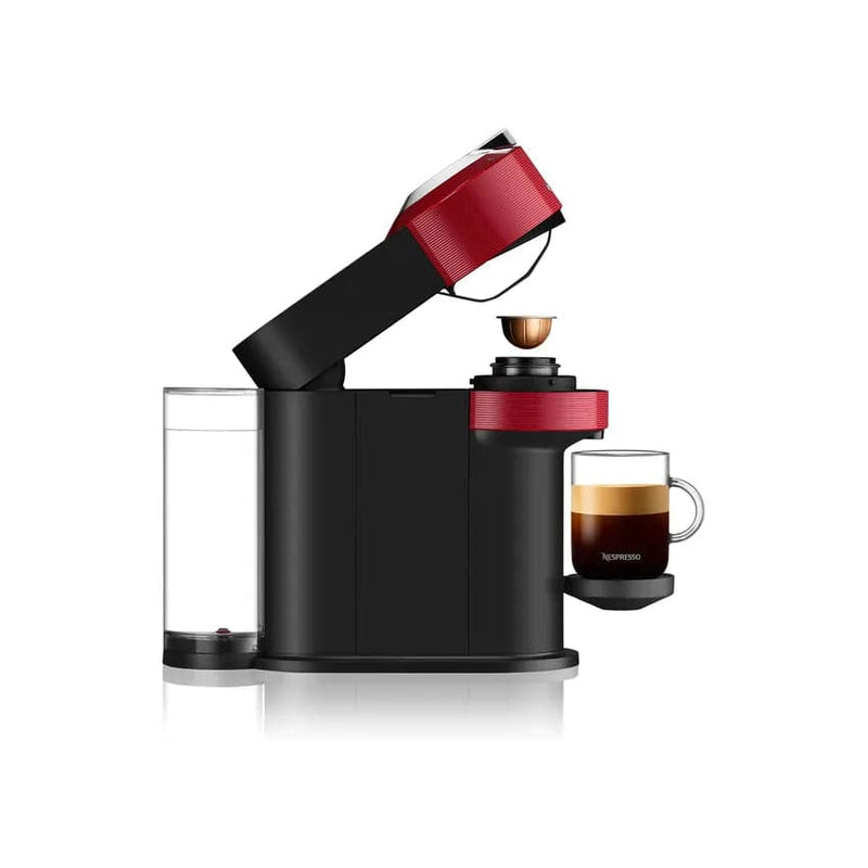 Nespresso Vertuo Coffee Machine - Cherry Red + Free Coffee Voucher.