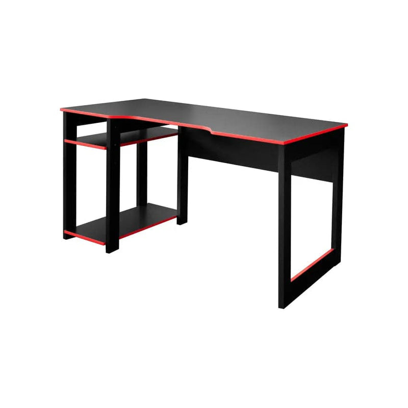 Linx Gaming Desk - Black / Red.