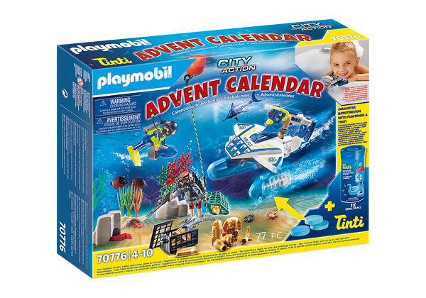 Advent Calendar - Bathing Fun Police Diving Mission.