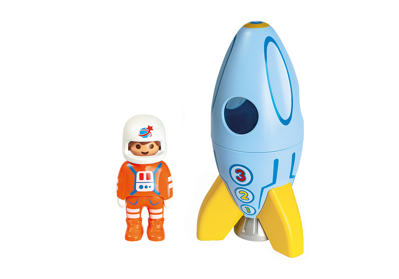 Astronaut with Rocket.