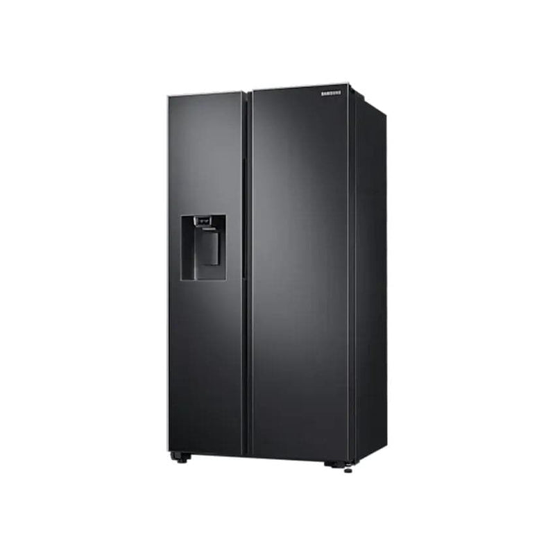 Samsung 617L Side By Side Fridge With Ice Dispenser - Gentle Black.