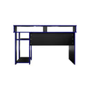 Linx Gaming Monitor Desk - Black / Blue.
