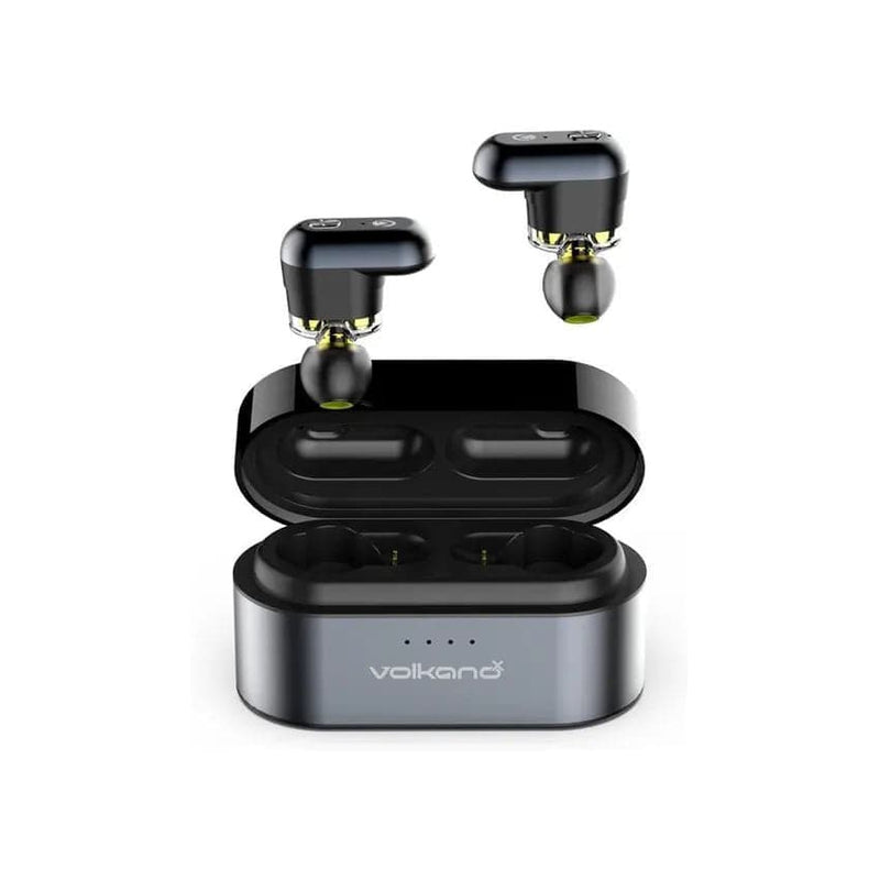 Volkanox Resonance Unplugged Series Dual Driver Tws Earphones – Black.