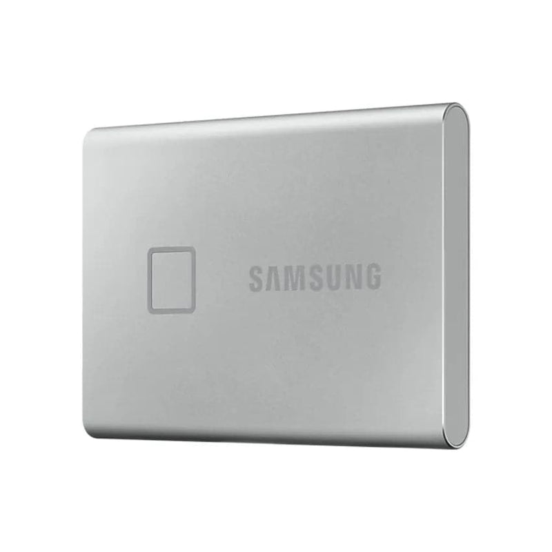 SAMSUNG PORTABLE SSD T7 TOUCH 500GB - SILVER.