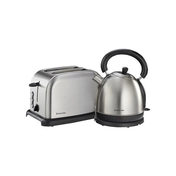 Russell Hobbs 2 Piece Breakfast Pack - Brushed Stainless Steel.