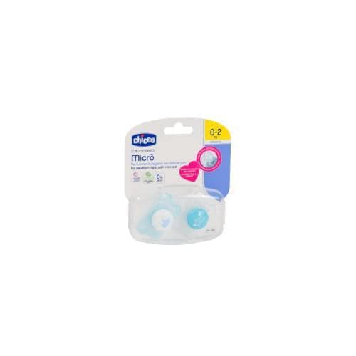 Soother Physio Micro Boy Sil 0-2m 2 Pcs In Case.