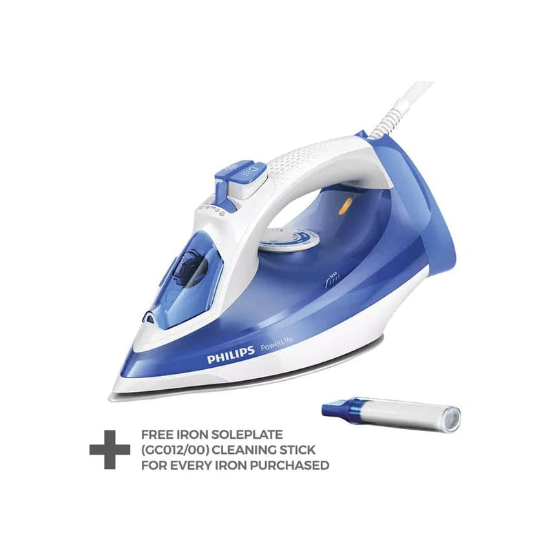 Philips Powerlife Steam Iron - Blue/white.