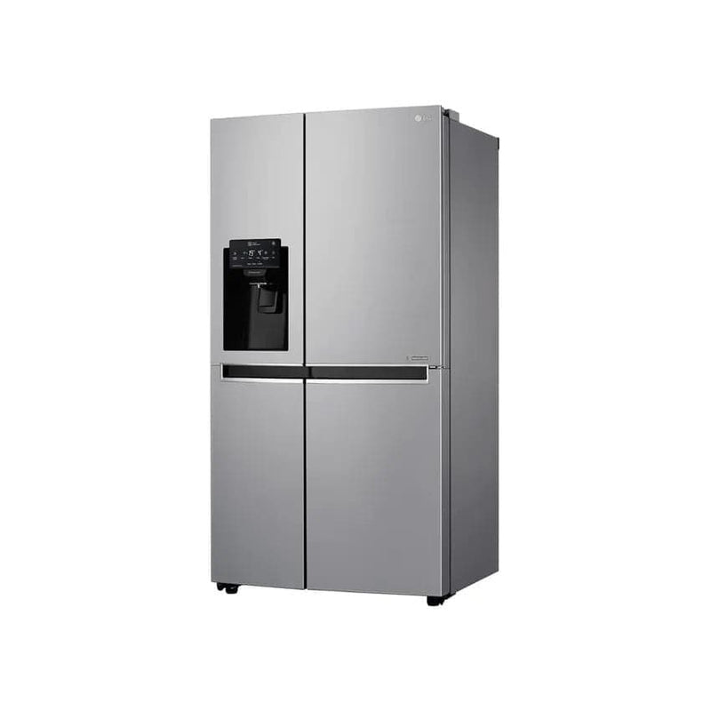 LG 601L Mega Capacity Side By Side Refrigerator - Platinum Silver.