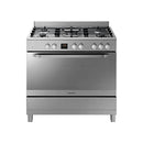 Samsung 95l 90 Cm 5 Gas Burner Cooker - Stainless Steel.