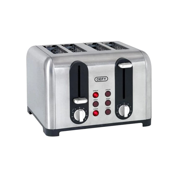Defy 4 Slice Satin Toaster - Stainless Steel.