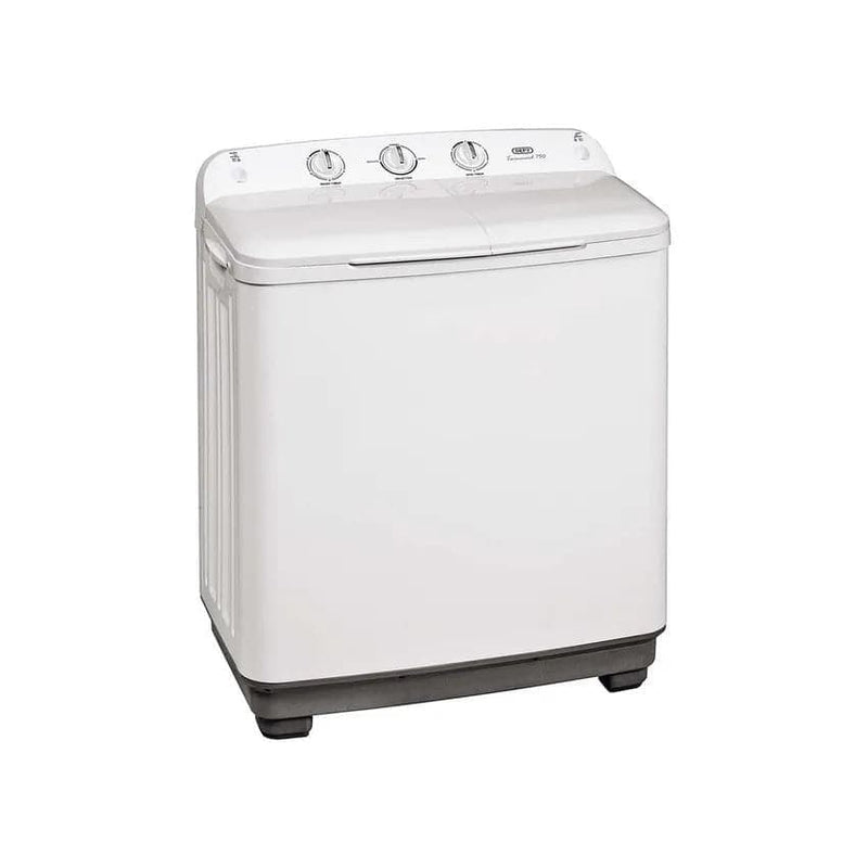 Defy 7.5kg Twin Tub Washing Machine - White.