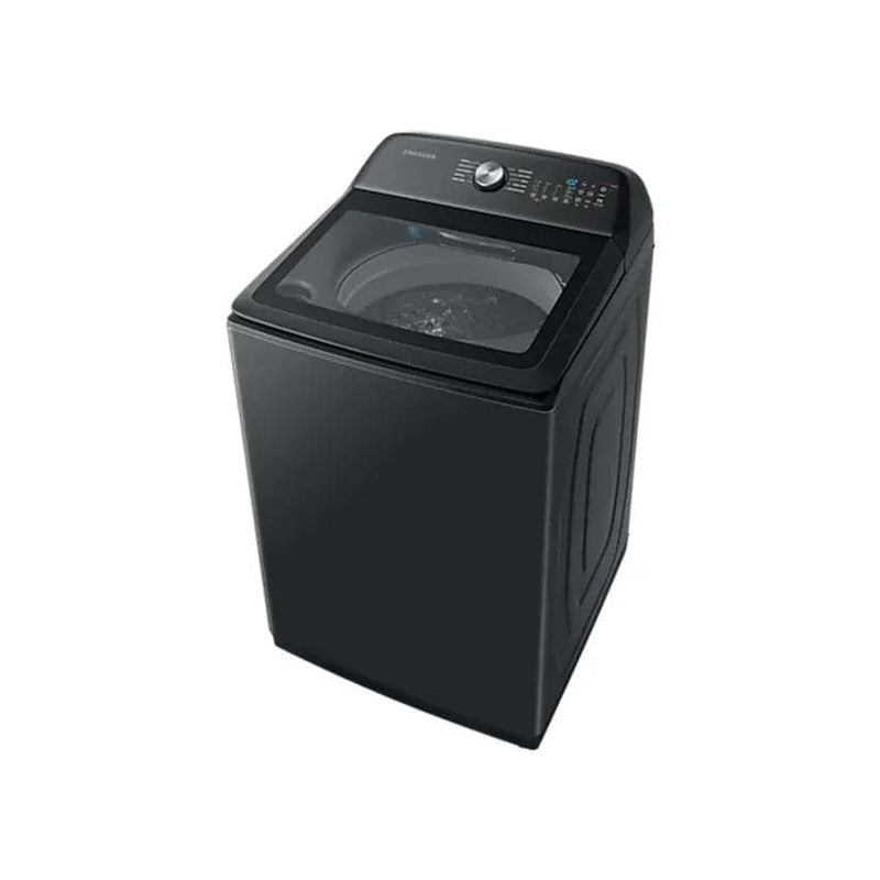 Samsung 21kg Top Loader Washing Machine - Black Caviar.