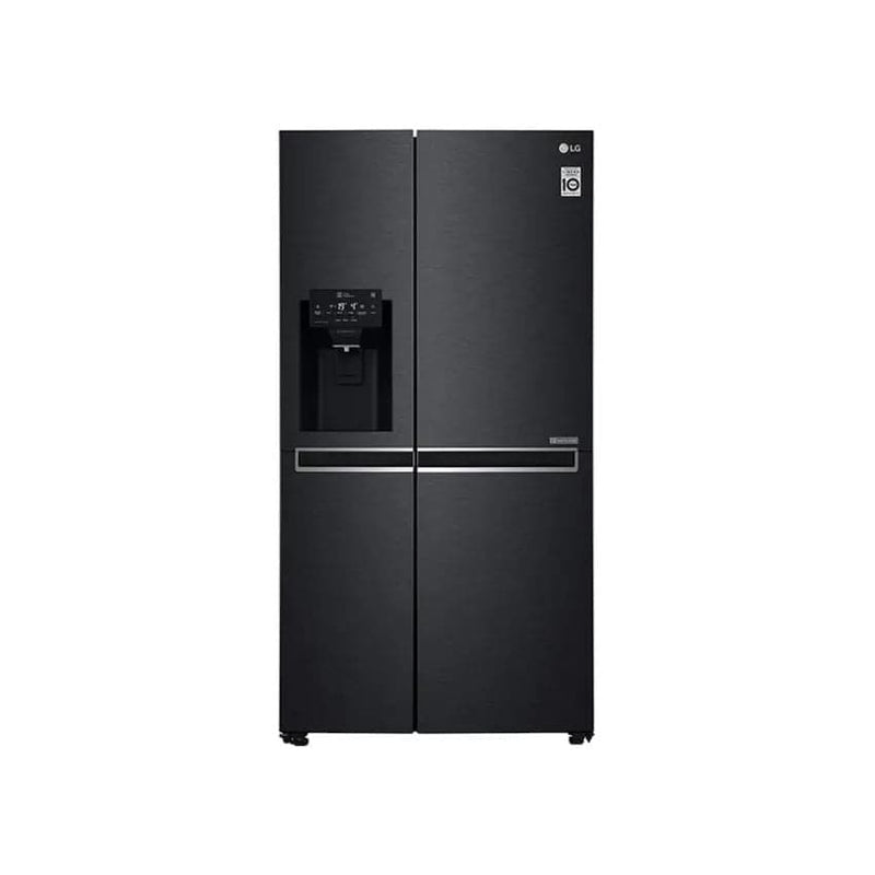 LG 665L Door-in-door™ Side By Side Fridge - Black Stainless Steel.