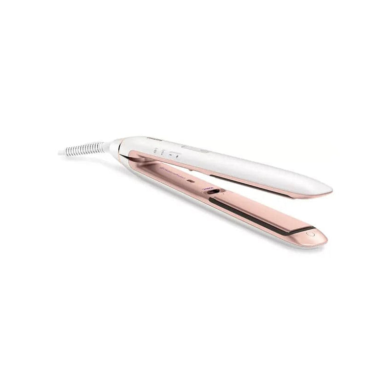 Philips Moistureprotect Straightener - Pearl White & Rose Gold.