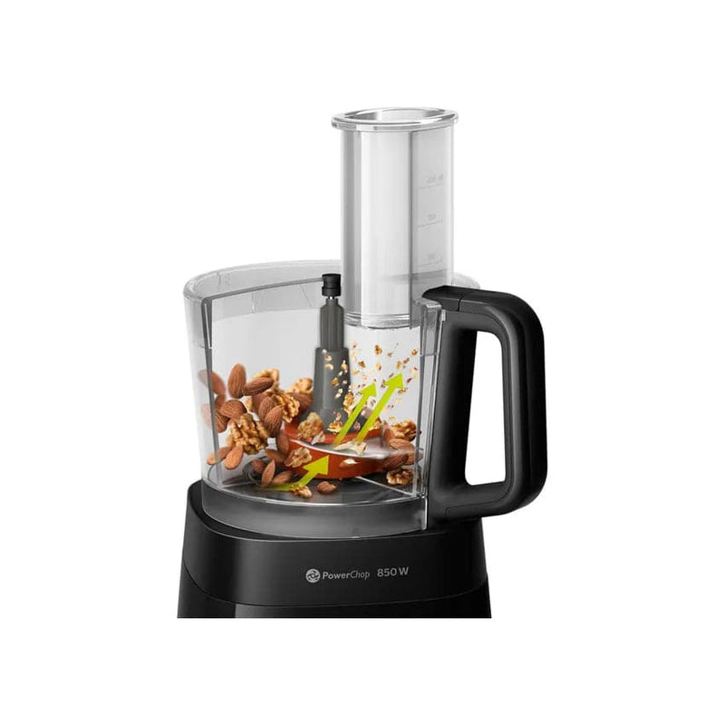 Philips 850w Viva Collection Compact Food Processor - Black.