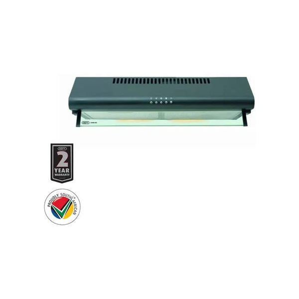 Defy 60cm Slimline Cooker Hood - Black.