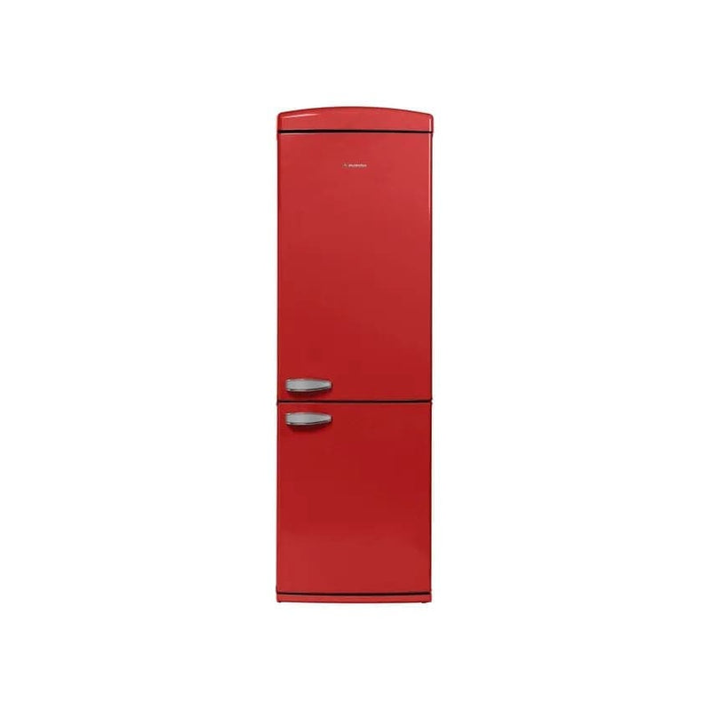 Meireles Retro Top Fridge Bottom Freezer - Red.